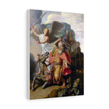 Angel and the Prophet Balaam - Rembrandt Canvas