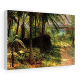 Tropical Landscape - Albert Bierstadt Canvas