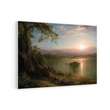 Sunrise in the tropics - Frederic Edwin Church Canvas