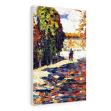 Park of St. Cloud with horseman - Wassily Kandinsky Canvas