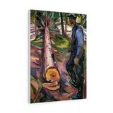 The Lumberjack - Edvard Munch Canvas
