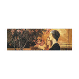 Two Girls With An Oleander - Gustav Klimt Canvas Wall Art