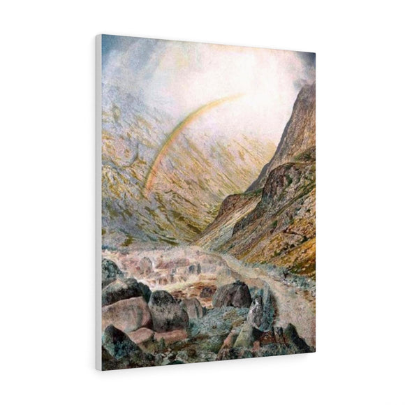 A Mountain Road, Flood Time - John Atkinson Grimshaw Canvas