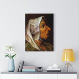 Portrait of an Old Woman - Pieter Bruegel the Elder Canvas