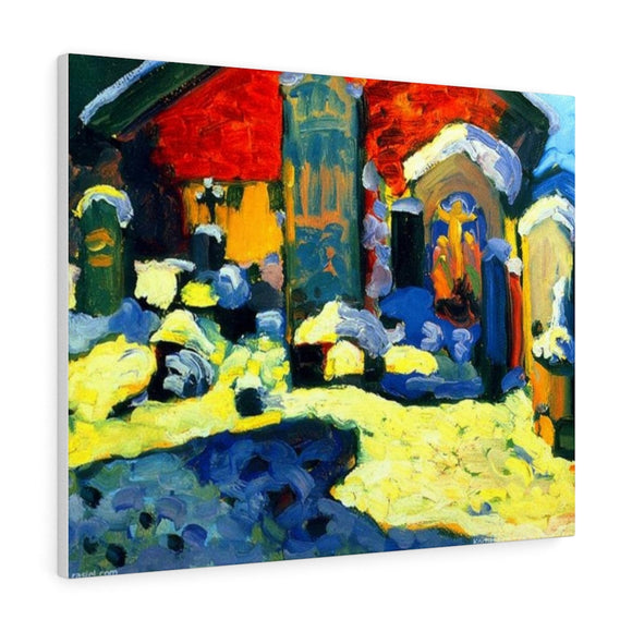 Kochel Graveyard - Wassily Kandinsky Canvas