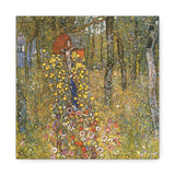 Farm Garden with Crucifix - Gustav Klimt Canvas Wall Art