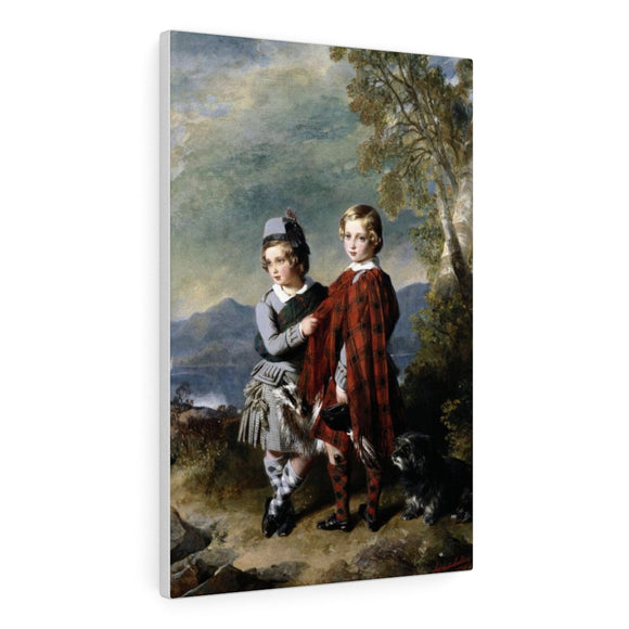 Albert Prince of Wales with Prince Alfred - Franz Xaver Winterhalter Canvas