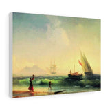 Meeting of a fishermen on coast of the bay of Naples - Ivan Aivazovsky