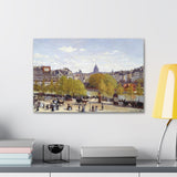 Wharf of Louvre, Paris - Claude Monet Canvas Wall Art