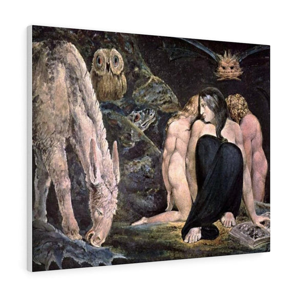 The Night of Enitharmon's Joy - William Blake Canvas
