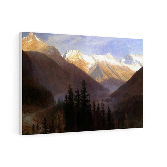 Sunrise at Glacier Station - Albert Bierstadt Canvas