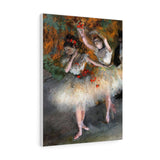 Two Dancers Entering the Stage - Edgar Degas Canvas