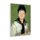 Portrait of a lady with a black fichu - Edouard Manet
