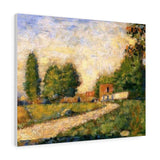 Village Road - Georges Seurat Canvas