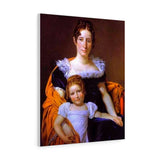 Portrait of the Countess Vilain XIIII and Her Daughter - Jacques-Louis David