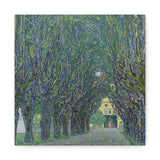 Avenue of Schloss Kammer Park - Gustav Klimt Canvas Wall Art