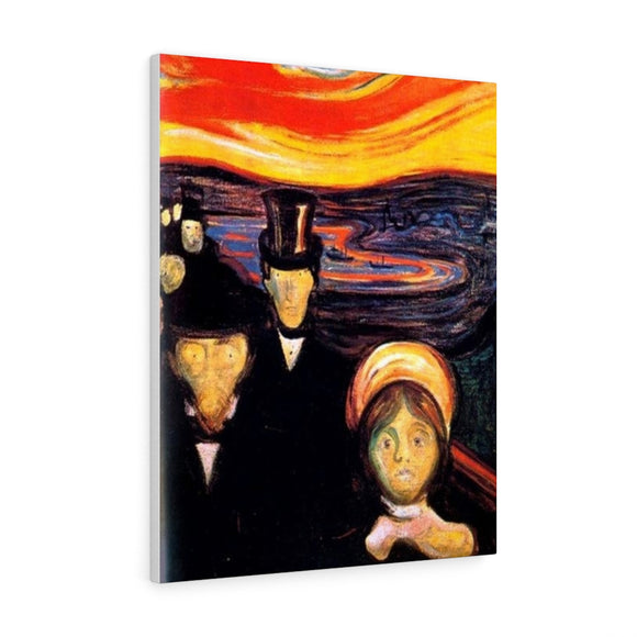 Anxiety - Edvard Munch Canvas