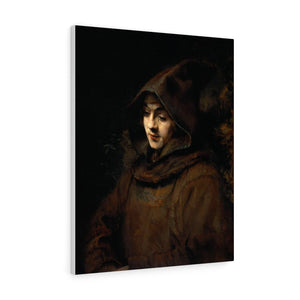 Titus van Rijn in a Monk's Habit - Rembrandt Canvas