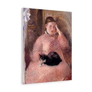 Woman with a Cat - Edouard Manet Canvas
