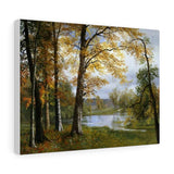 A Quiet Lake - Albert Bierstadt Canvas