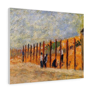 Peasants Driving Stakes - Georges Seurat Canvas