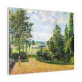 Mirbeau's Garden, the Terrace - Camille Pissarro Canvas Wall Art