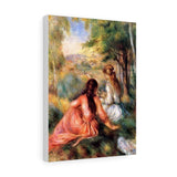 Picking Flowers (In the Field) - Pierre-Auguste Renoir Canvas