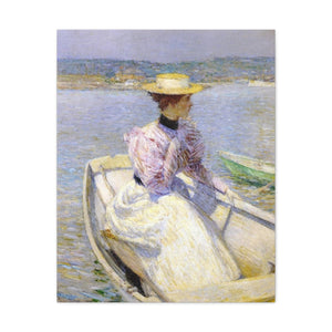 The White Dory, Gloucester - Childe Hassam Canvas Wall Art