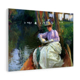 By the River - John Singer Sargent Canvas