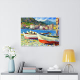 Rapallo boats - Wassily Kandinsky Canvas