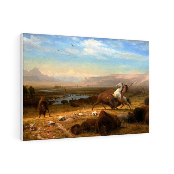 The Last of the Buffalo - Albert Bierstadt Canvas