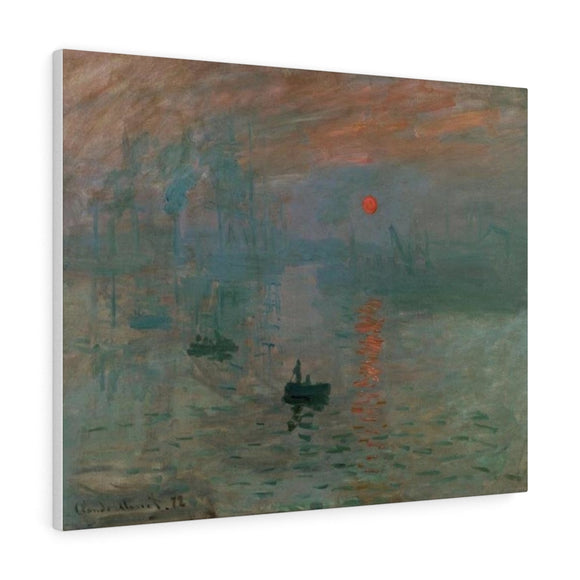 Impression Sunrise - Claude Monet Canvas