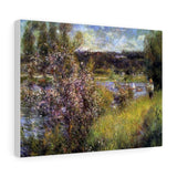 The Seine at Chatou - Pierre-Auguste Renoir Canvas