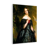 Alexandrina Duchess Saxe Coburg - Franz Xaver Winterhalter Canvas