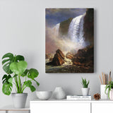 Falls of Niagara from Below - Albert Bierstadt Canvas