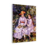 The Daughters of Paul Durand Ruel (Marie Theresa and Jeanne) - Pierre-Auguste Renoir Canvas