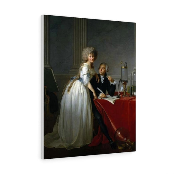 Portrait of Antoine-Laurent Lavoisier and his wife - Jacques-Louis David