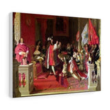 King Philip V of Spain Making Marshal James Fitzjames - Jean Auguste Dominique Ingres