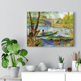 Fishing in the Spring - Vincent van Gogh Canvas