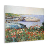 Poppies, Isles of Shoals - Childe Hassam Canvas Wall Art