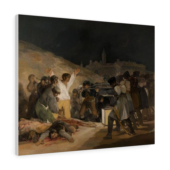 The Third of May 1808 (Execution of the Defenders of Madrid) - Francisco Goya Canvas