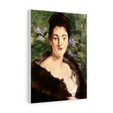 Lady in a fur - Edouard Manet Canvas