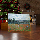 Poppies Near Vetheuil - Claude Monet Canvas