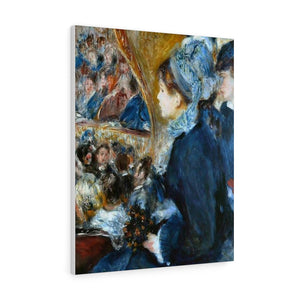 At The Theatre - Pierre-Auguste Renoir Canvas