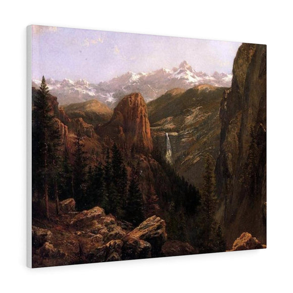 Nevada Falls, Yosemite - Albert Bierstadt Canvas