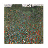 Poppy Field - Gustav Klimt Canvas Wall Art