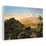 South American landscape - Frederic Edwin Church Canvas