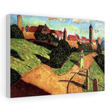 Old town II - Wassily Kandinsky Canvas