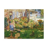 A Fisherman's Cottage - Childe Hassam Canvas Wall Art
