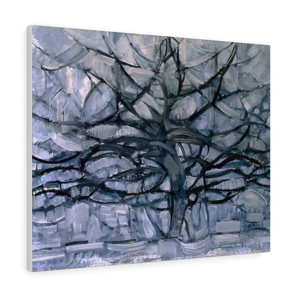 Gray Tree - Piet Mondrian Canvas